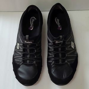 Skechers Sport Women's Black Dream Come True Fashion Sneakers